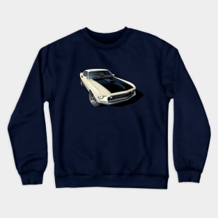 1969 ford mustang mach 1 Crewneck Sweatshirt